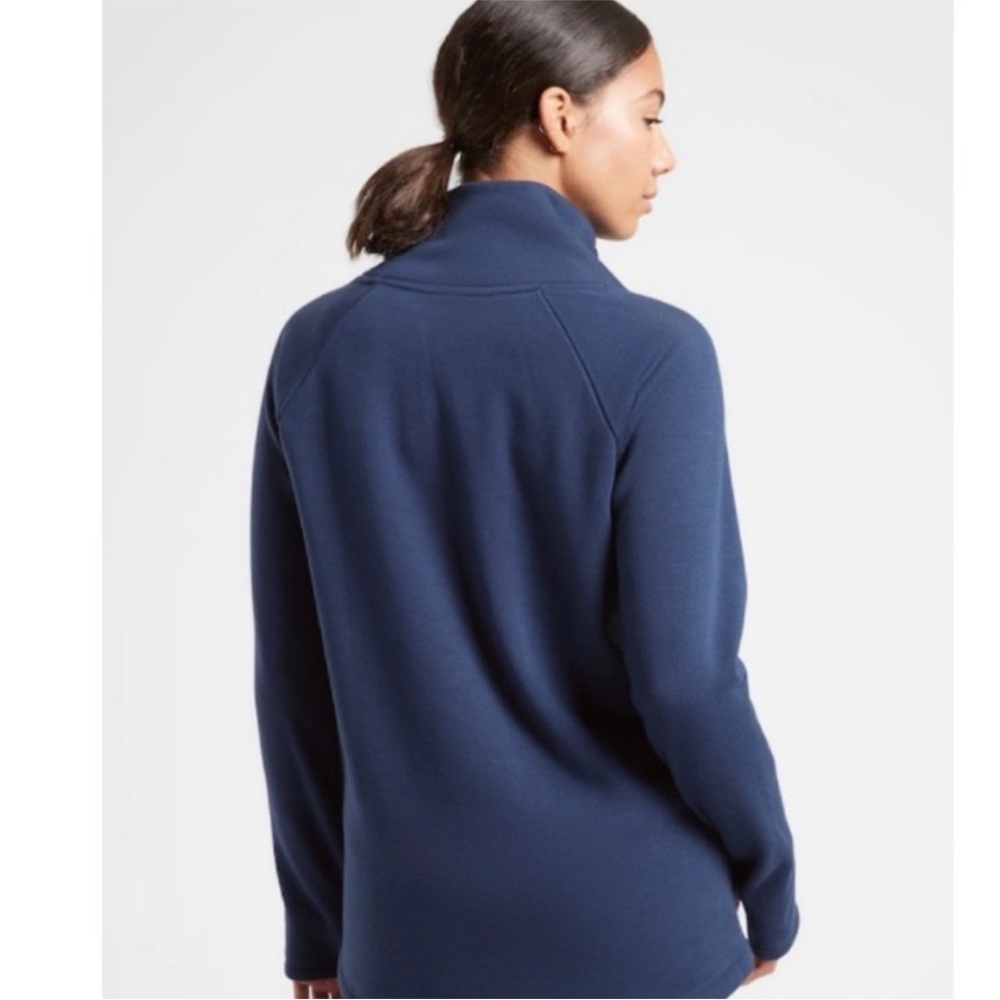 ATHLETA Cozy Karma Pullover Wrap-Front Asymmetrical - Picture 3 of 12